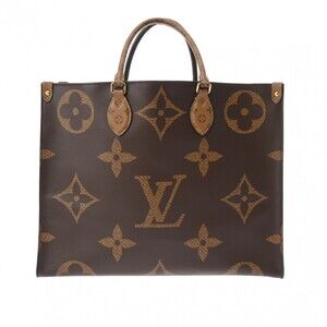 Louis Vuitton Monogram Giant On the Go tote bag brown canvas handbag